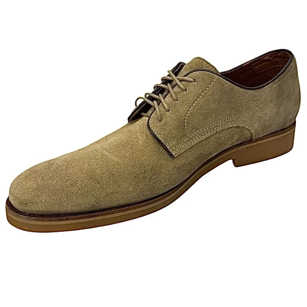 John W. Nordstrom Men’s Tan Suede Oxford Dress Shoes Size 8M EUC
